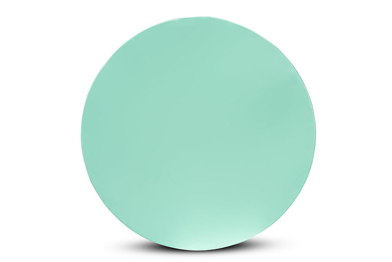 Disa Aqua Finished metal Outdoor Side Table Baxton