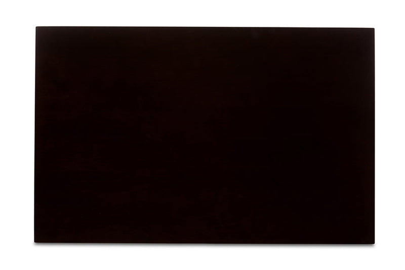 Iryna Sand Fabric Upholstered and Dark Brown 5-Piece Dining Set Baxton