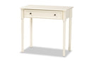 Rayner White 1-Drawer Console Table Baxton