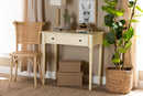 Rayner White 1-Drawer Console Table Baxton