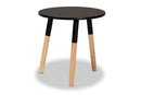 Draven Two-Tone Black and Oak Brown Coffee Table Baxton