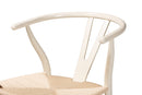 Cipally White 2Pc Bar Stool Set Baxton