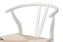 Cipally Modern White 2Pc Dining Chair Set Baxton