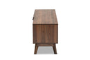 Leryn Walnut Brown TV Stand Baxton