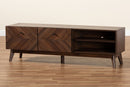 Leryn Walnut Brown TV Stand Baxton