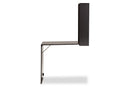 Giselle Dark Brown Wall-Mounted Folding Desk Baxton