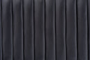 Sullivan Gray Velvet Fabric Upholstered and Dark Brown King Size Headboard Baxton