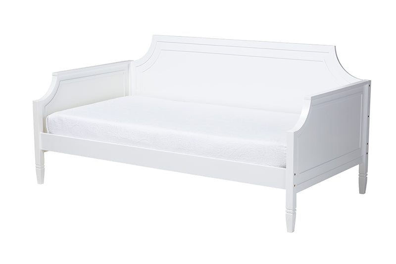 Nox Classic and Traditional White Finished Wood Full Size Daybed