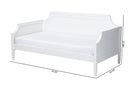 Nox White Full Size Daybed Baxton