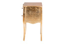 Joelle Gold 2-Drawer End Table Baxton