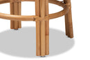 Jacinda Natural Brown Rattan Counter Stool Baxton