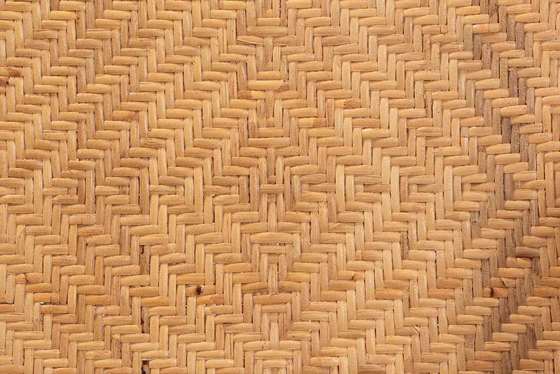 Jacinda Natural Brown Rattan Counter Stool Baxton