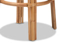 Jacinda Natural Brown Rattan Bar Stool Baxton