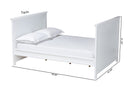 Dariana White Full Size Daybed Baxton