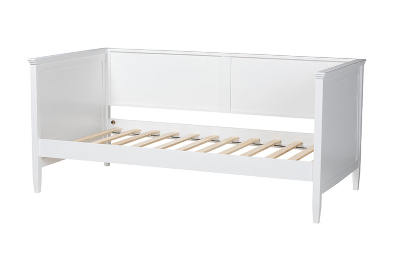 Finley Classic and Traditional White Finished Wood Twin Size Daybed