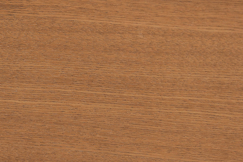 Darina Gray Fabric and Walnut Brown Wood Queen Size Platform Bed Baxton
