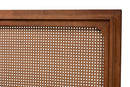 Lavali Ash Walnut King Size Headboard w/Rattan Baxton