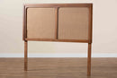 Lavali Ash Walnut Queen Size Headboard w/Rattan Baxton