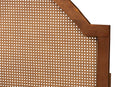 Reneau Ash Walnut King Size Headboard w/Rattan Baxton