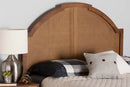 Reneau Ash Walnut King Size Headboard w/Rattan Baxton