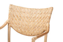 Aliana Natural Brown Finished Rattan Dining Chair Baxton