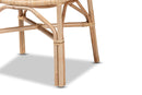 Aliana Natural Brown Finished Rattan Dining Chair Baxton