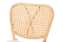 Santiago Natural Brown Finished Rattan Dining Chair Baxton
