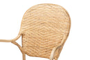Noelia Natural Brown Finished Rattan Dining Chair Baxton