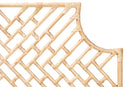 Mattia Natural Brown Rattan Queen Size Standalone Headboard Baxton