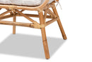 Carrick Natural Brown Rattan Dining Chair Baxton
