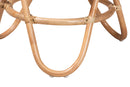 Alisa Natural Brown Rattan End Table Baxton