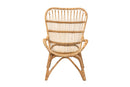 Reina Natural Brown Rattan Armchair Baxton