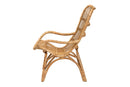 Reina Natural Brown Rattan Armchair Baxton