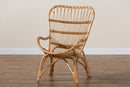 Reina Natural Brown Rattan Armchair Baxton