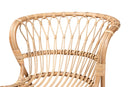 Adalwin Natural Brown Rattan Accent Chair Baxton
