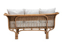 Adalina Natural Rattan Sofa w/Cushion Baxton