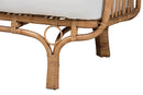 Adalina Natural Rattan Sofa w/Cushion Baxton