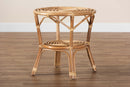 Ramona Natural Brown Rattan Coffee Table Baxton