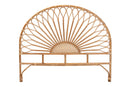 Drucilla Natural Rattan King Size Standalone Headboard Baxton