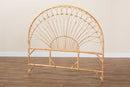 Padilla Natural Brown Rattan Queen Size Standalone Headboard Baxton