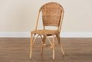 Veneto Natural Rattan Dining Chair Baxton
