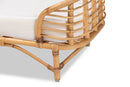 Lenoir Natural Brown Rattan Pet Bed w/Cushion Baxton