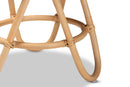 Florence Natural Brown Rattan End Table Baxton
