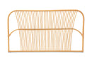 Orion Natural Brown Rattan Queen Size Wall-mount Headboard Baxton