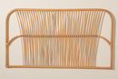 Orion Natural Brown Rattan Queen Size Wall-mount Headboard Baxton