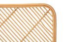 Cordelia Natural Brown Rattan Queen Size Wall-mount Headboard Baxton