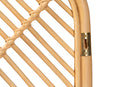 Cordelia Natural Brown Rattan Queen Size Wall-mount Headboard Baxton