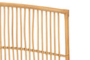 Marcus Natural Brown Rattan Queen Size Wall-mount Headboard Baxton