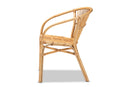 Artemis Natural Brown Rattan Dining Chair Baxton