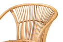 Artemis Natural Brown Rattan Dining Chair Baxton